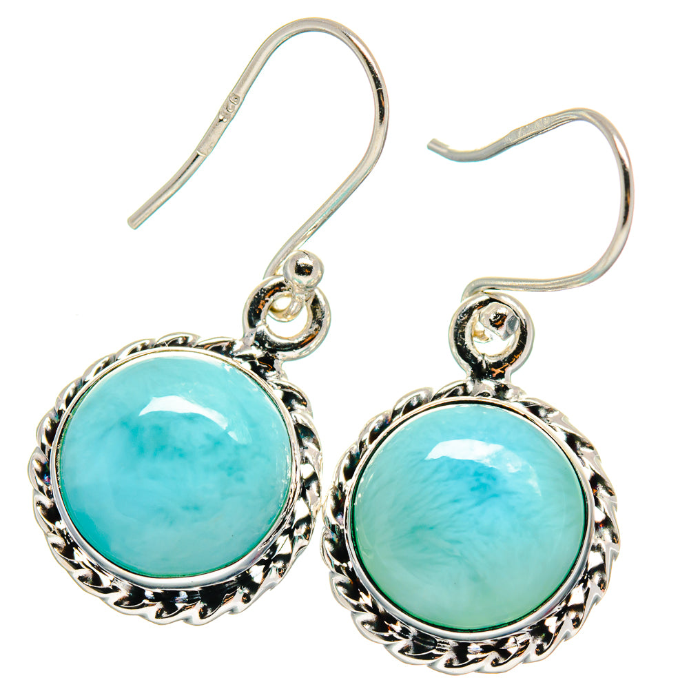 Larimar Earrings handcrafted by Ana Silver Co - EARR423915