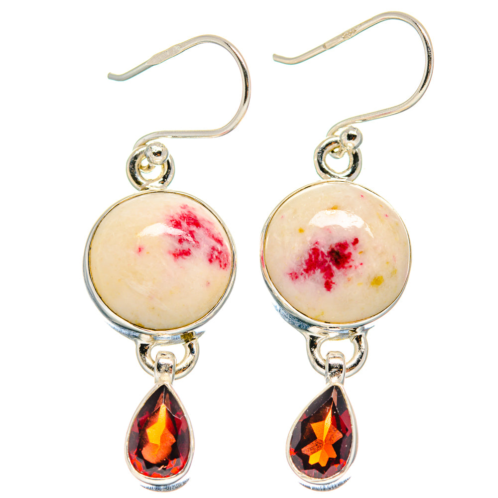 Cinnabar Earrings handcrafted by Ana Silver Co - EARR423917
