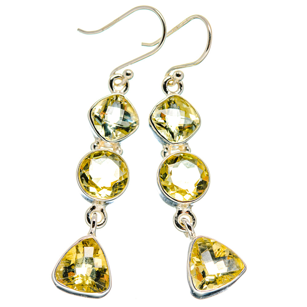 Citrine Earrings handcrafted by Ana Silver Co - EARR423939