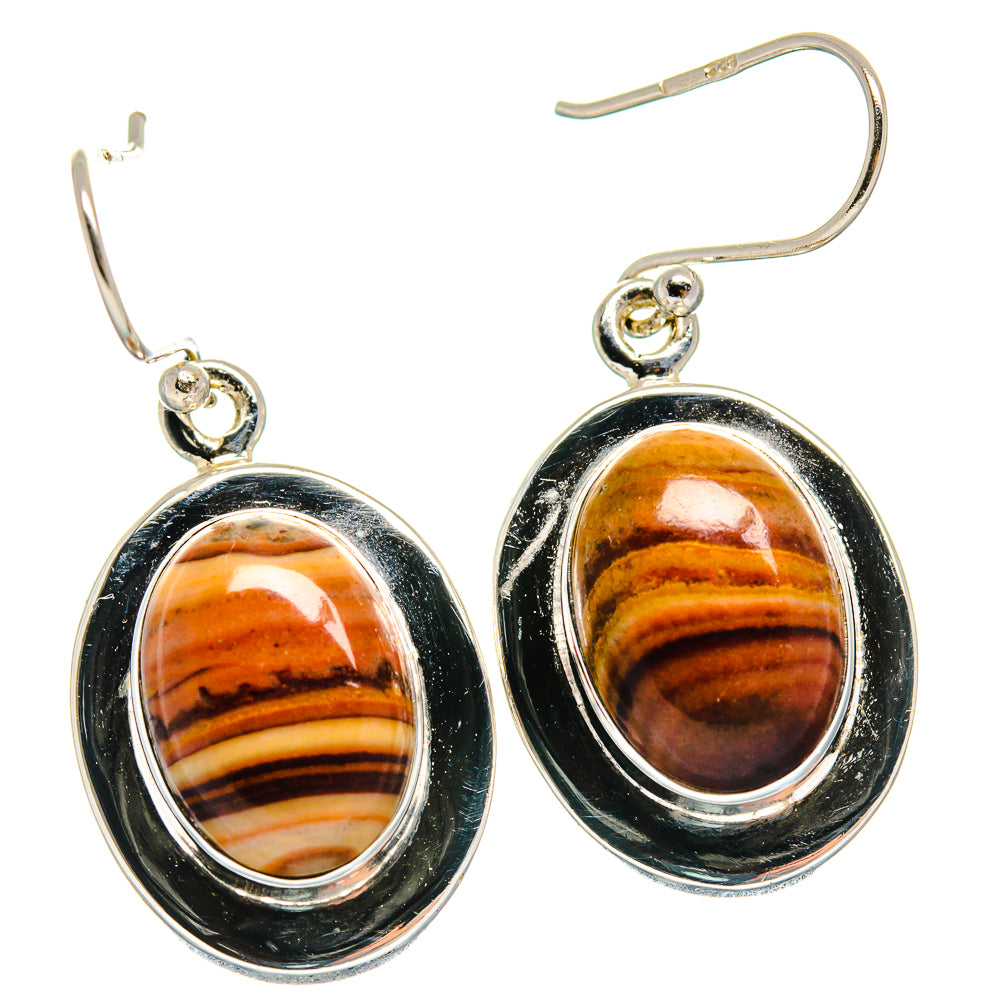 Imperial Jasper Earrings handcrafted by Ana Silver Co - EARR424119