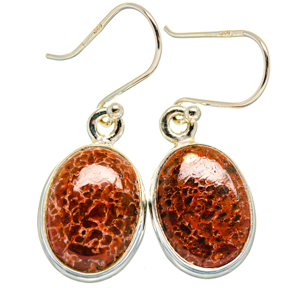 Dinosaur Bone Earrings handcrafted by Ana Silver Co - EARR424178