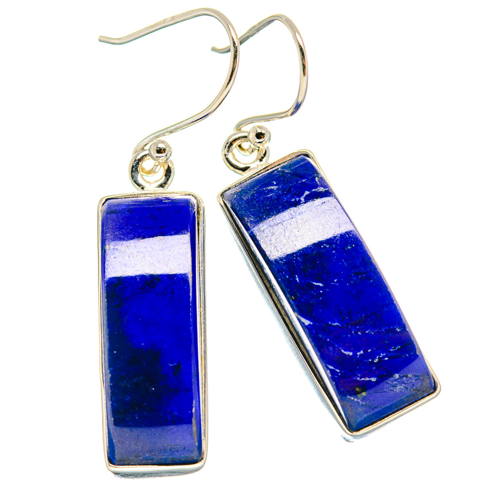 Lapis Lazuli Earrings handcrafted by Ana Silver Co - EARR424334