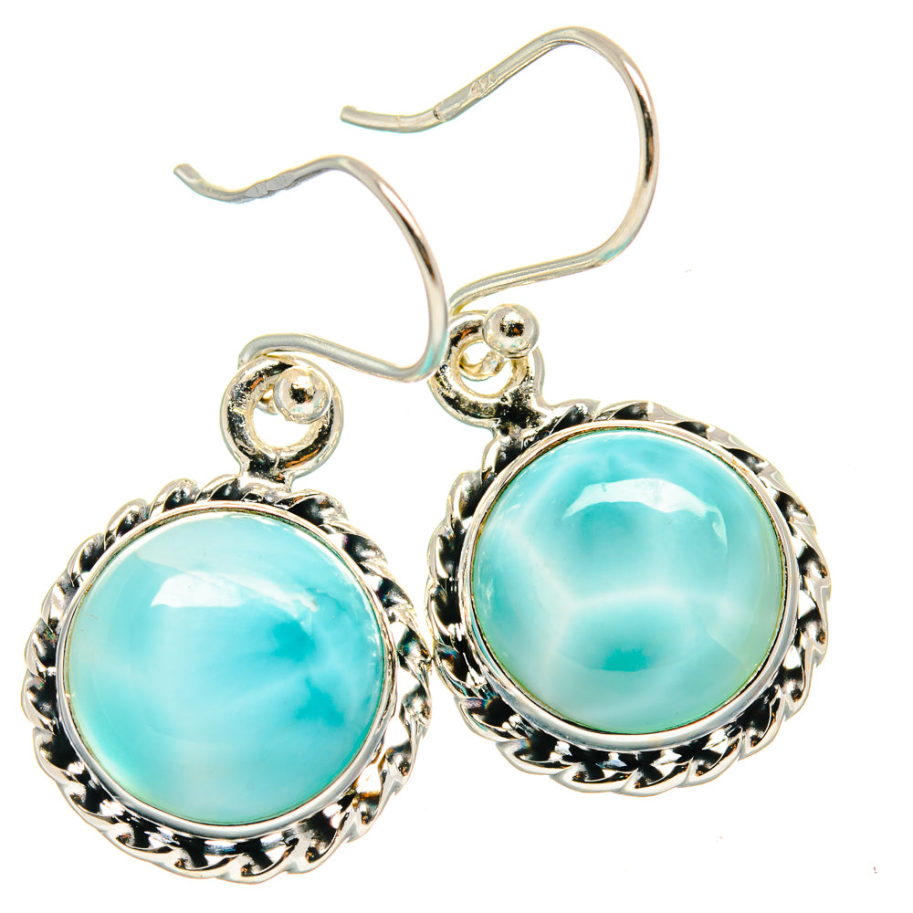 Larimar Earrings handcrafted by Ana Silver Co - EARR424347