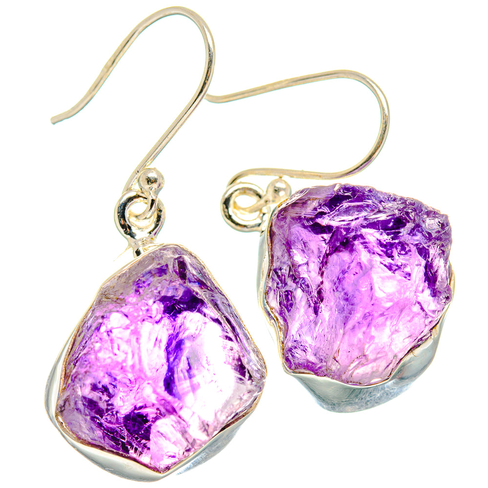 Amethyst Earrings handcrafted by Ana Silver Co - EARR424354