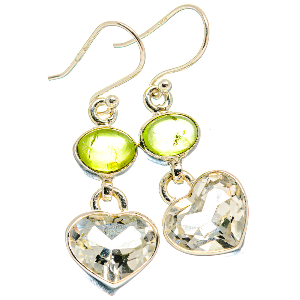 White Quartz Earrings handcrafted by Ana Silver Co - EARR424387