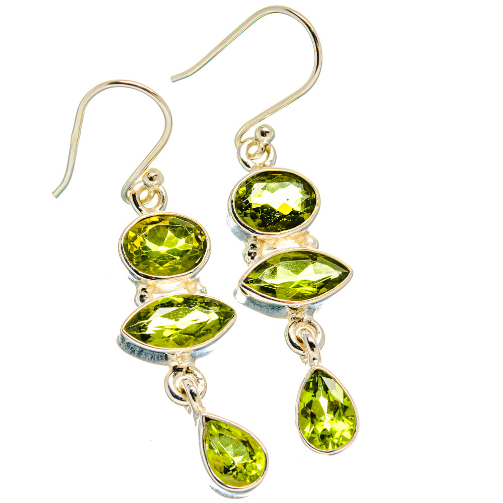 Peridot Earrings handcrafted by Ana Silver Co - EARR424406