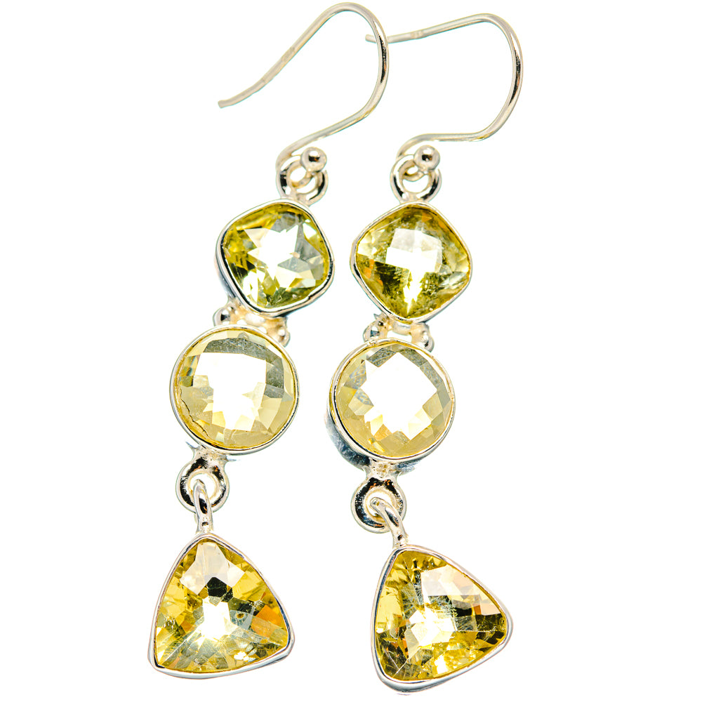 Citrine Earrings handcrafted by Ana Silver Co - EARR424480