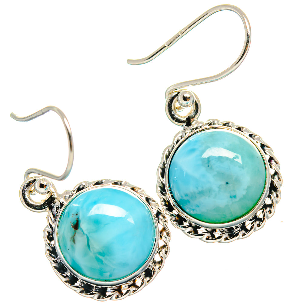 Larimar Earrings handcrafted by Ana Silver Co - EARR424508