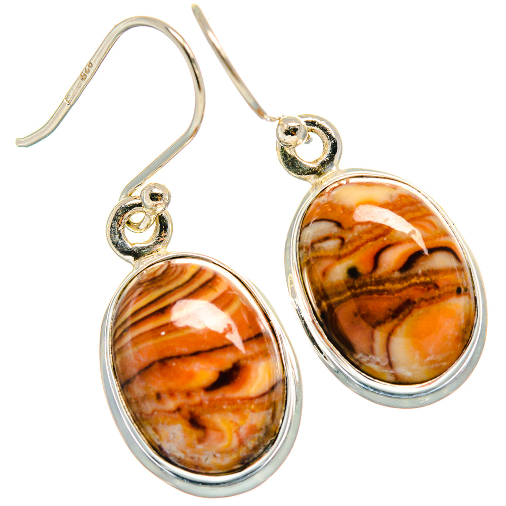 Wild Horse Jasper Earrings handcrafted by Ana Silver Co - EARR424510