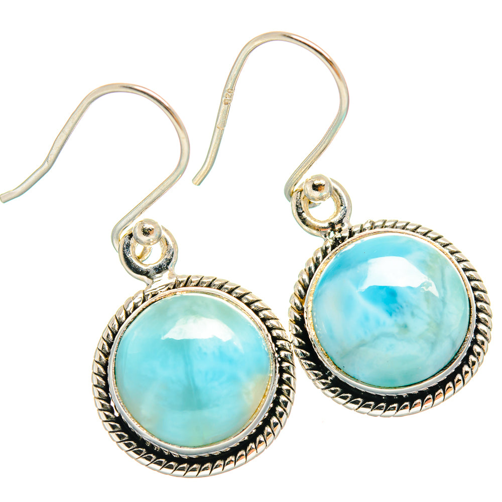 Larimar Earrings handcrafted by Ana Silver Co - EARR424556