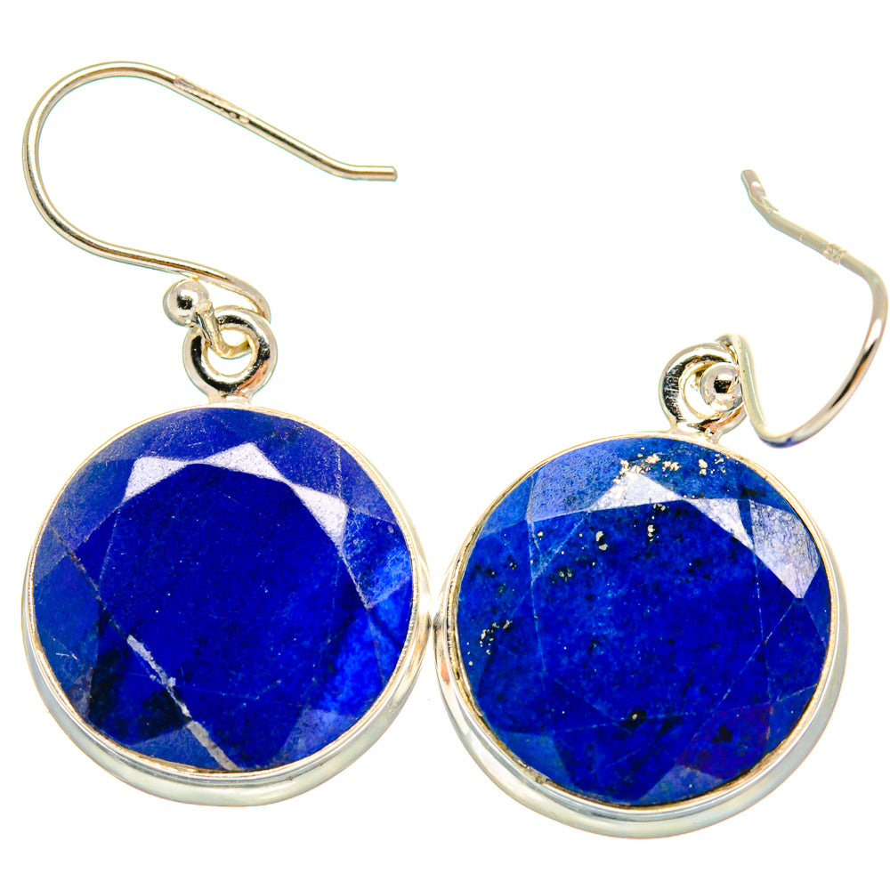 Lapis Lazuli Earrings handcrafted by Ana Silver Co - EARR424561 - Photo 2