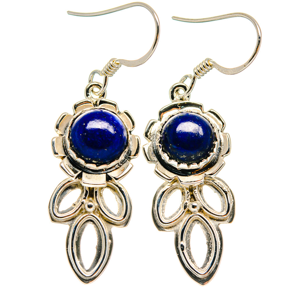 Lapis Lazuli Earrings handcrafted by Ana Silver Co - EARR424596