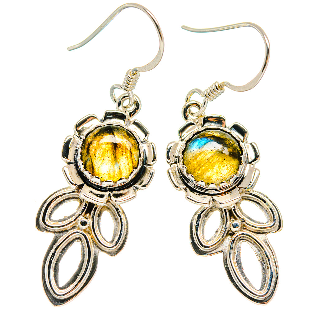 Labradorite Earrings handcrafted by Ana Silver Co - EARR424606