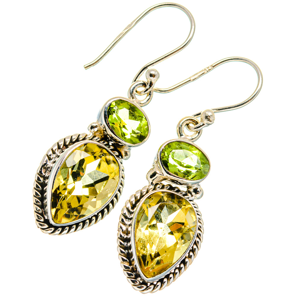 Citrine Earrings handcrafted by Ana Silver Co - EARR424726