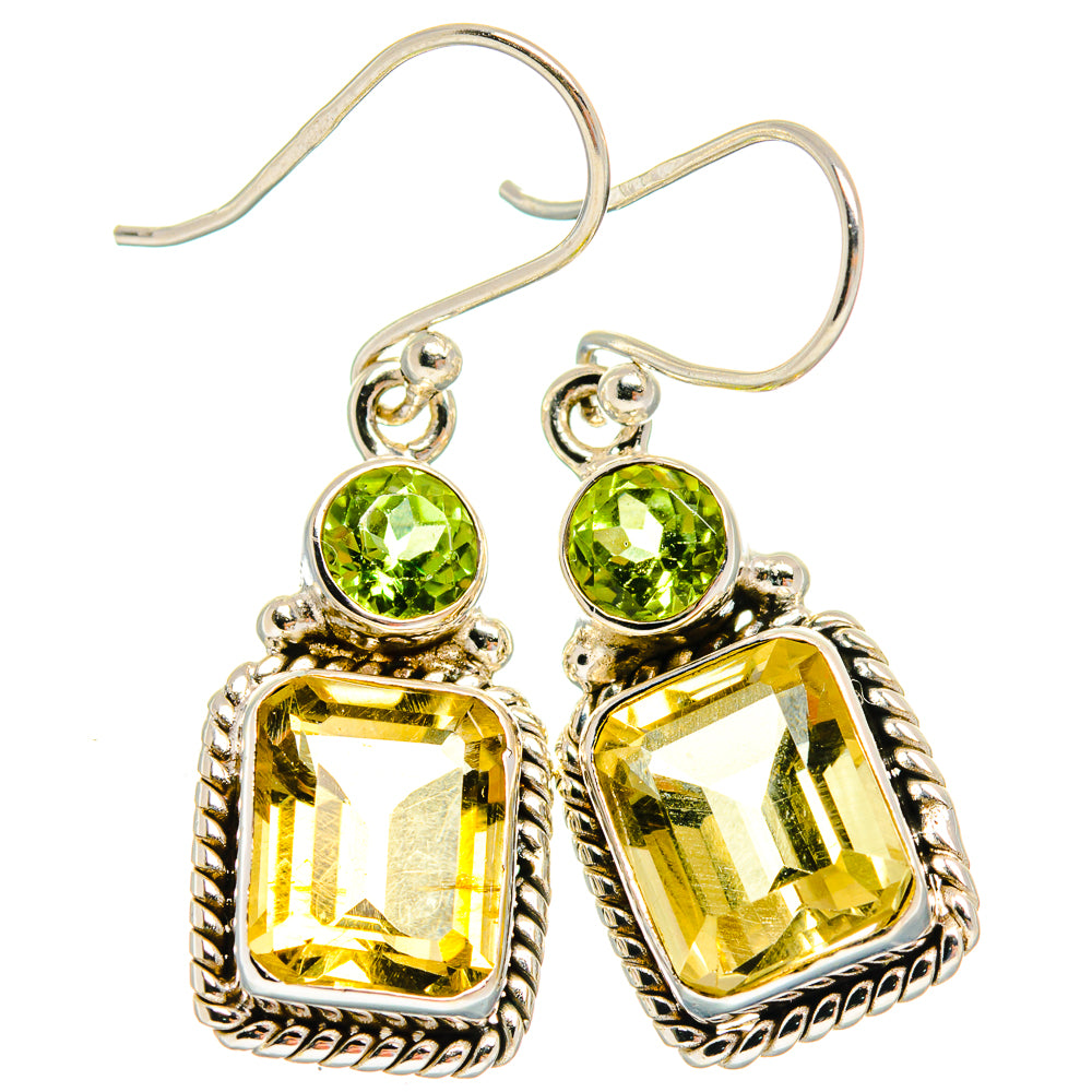 Citrine Earrings handcrafted by Ana Silver Co - EARR424815