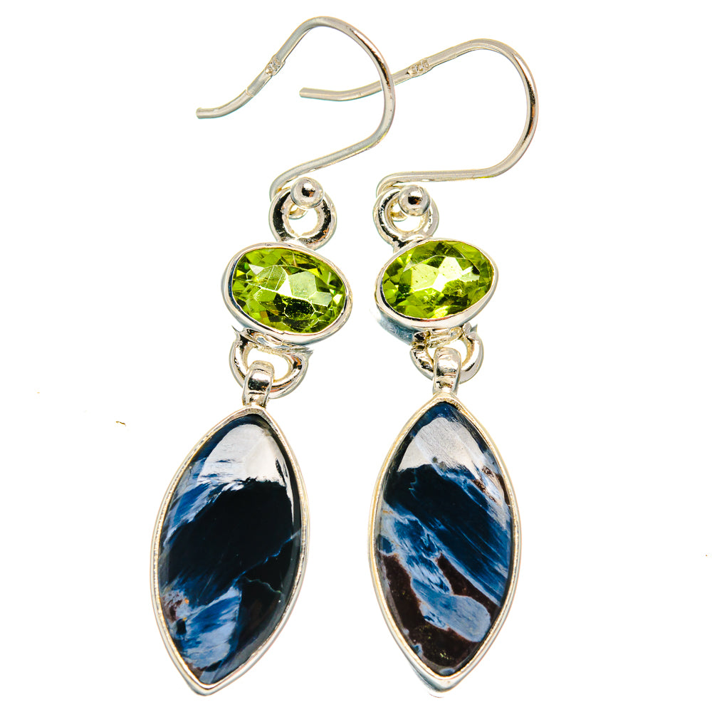 Pietersite Earrings handcrafted by Ana Silver Co - EARR424862 - Photo 2