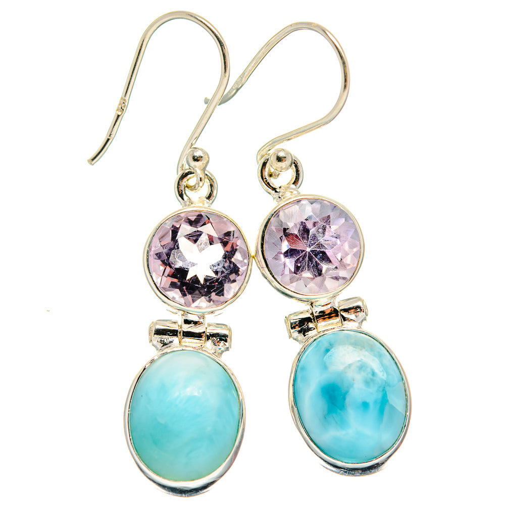 Larimar Earrings handcrafted by Ana Silver Co - EARR425013 - Photo 2