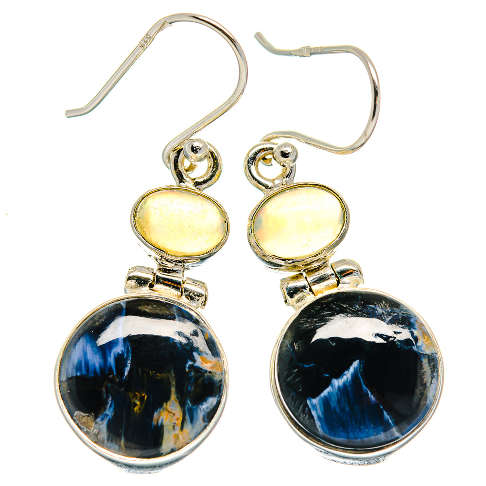 Pietersite Earrings handcrafted by Ana Silver Co - EARR425031 - Photo 2
