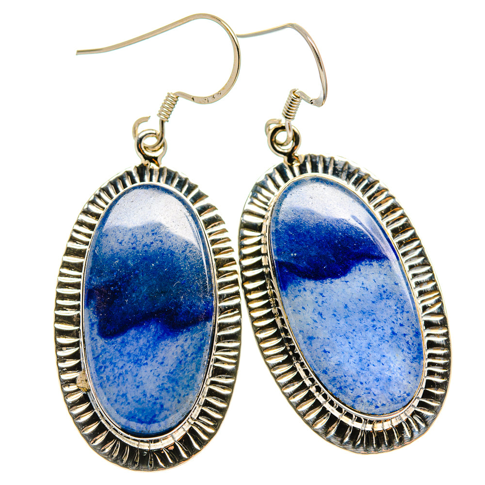 Sodalite Earrings handcrafted by Ana Silver Co - EARR425204 - Photo 2