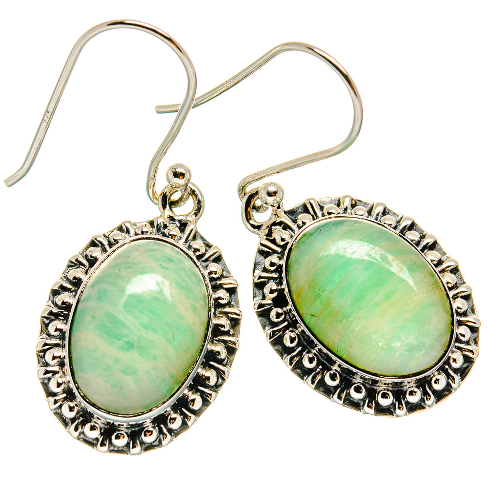 Amazonite Earrings handcrafted by Ana Silver Co - EARR425209 - Photo 2