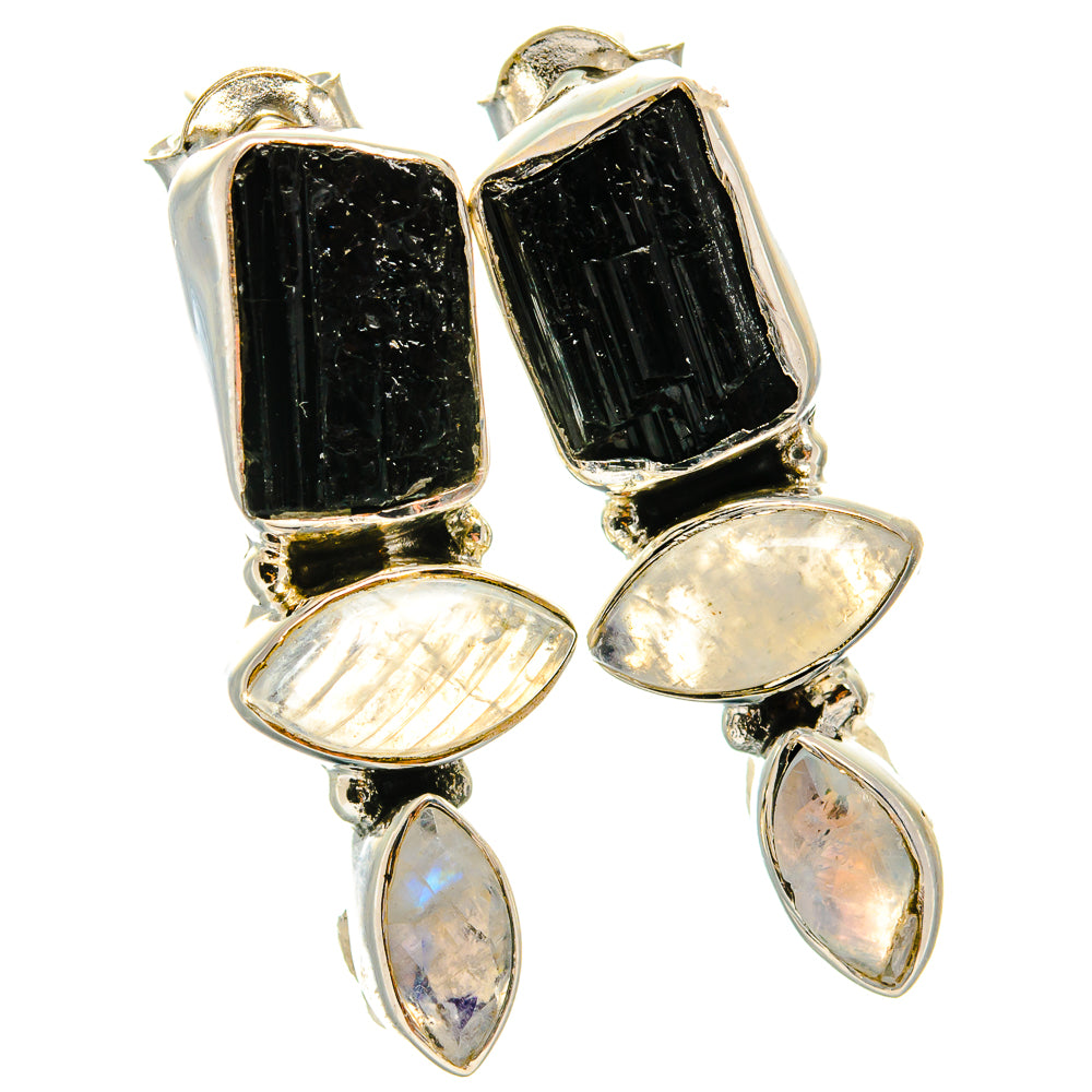 Tektite Earrings handcrafted by Ana Silver Co - EARR425225 - Photo 2