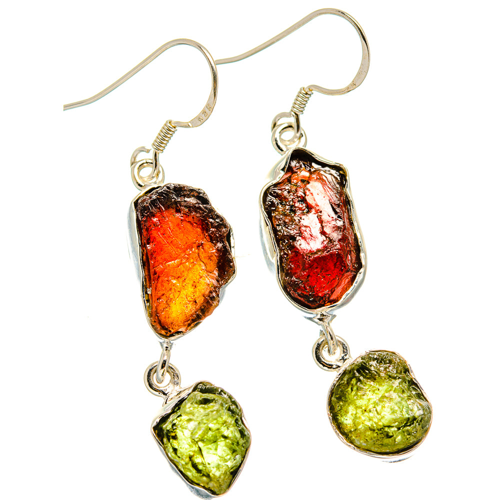 Garnet Earrings handcrafted by Ana Silver Co - EARR425235 - Photo 2