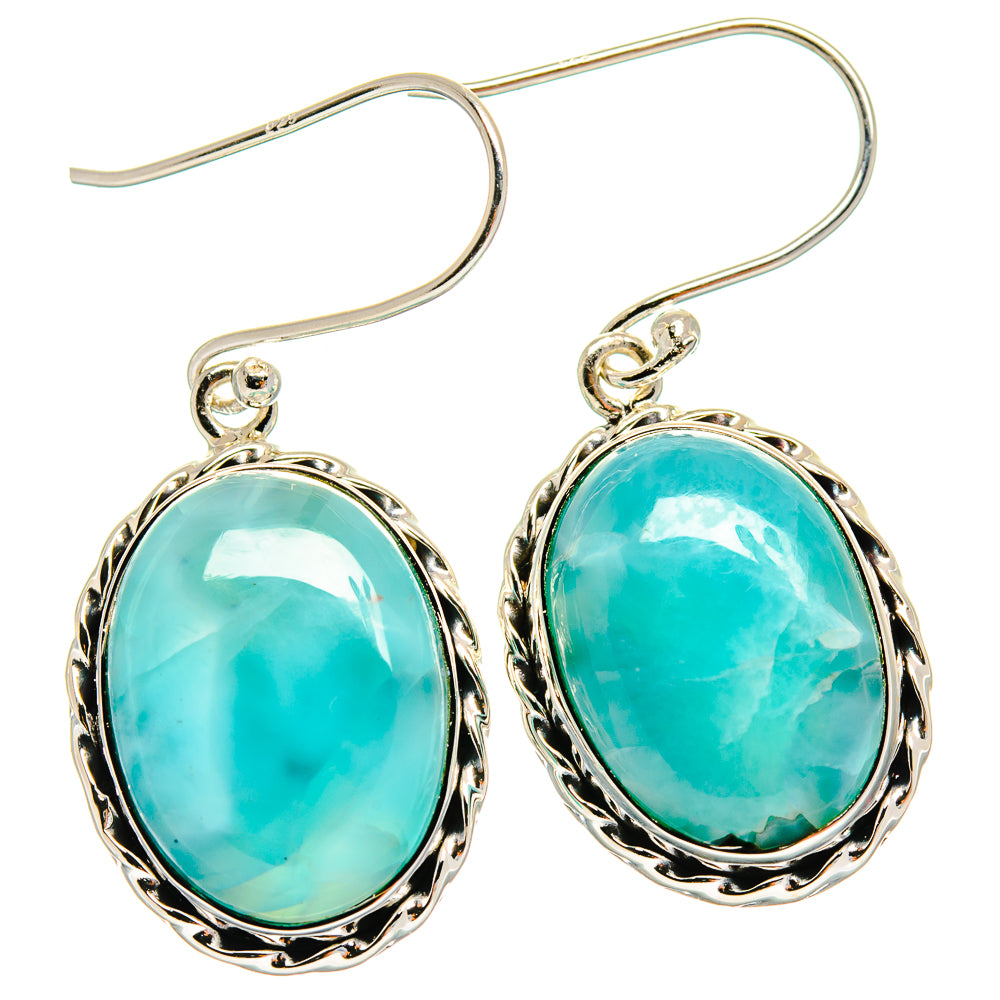 Larimar Earrings handcrafted by Ana Silver Co - EARR425276 - Photo 2
