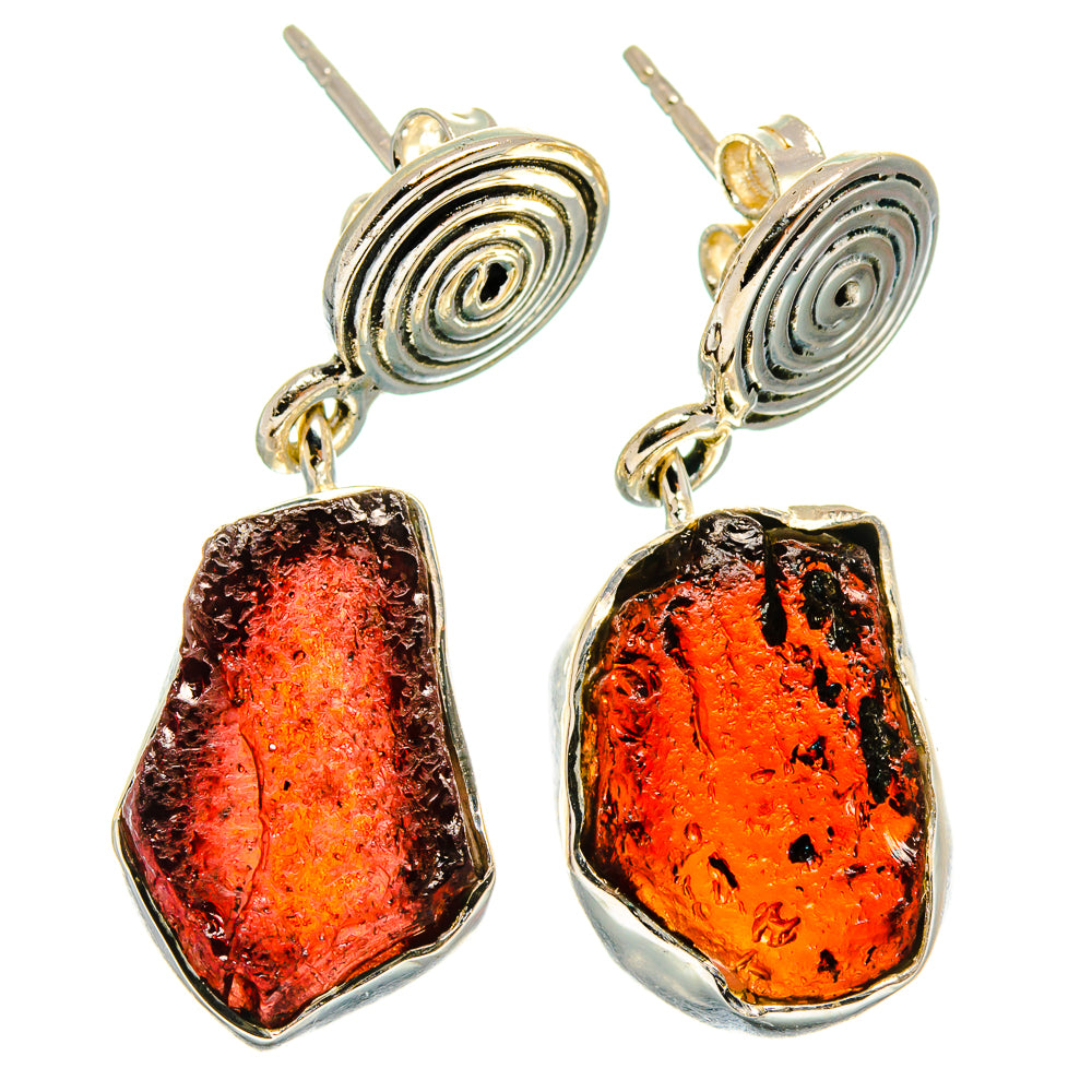 Garnet Earrings handcrafted by Ana Silver Co - EARR425280 - Photo 2