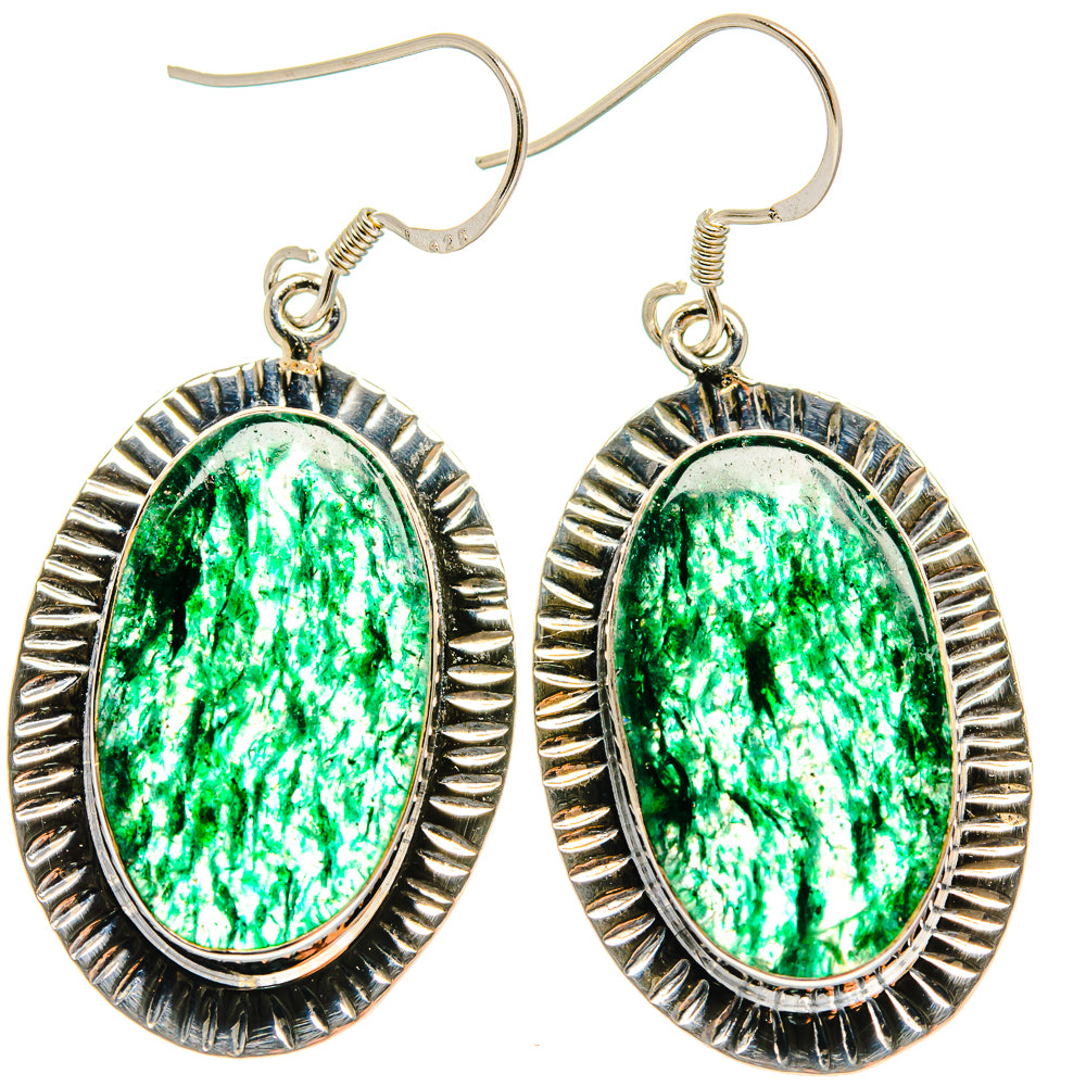 Green Aventurine Earrings handcrafted by Ana Silver Co - EARR425300 - Photo 2