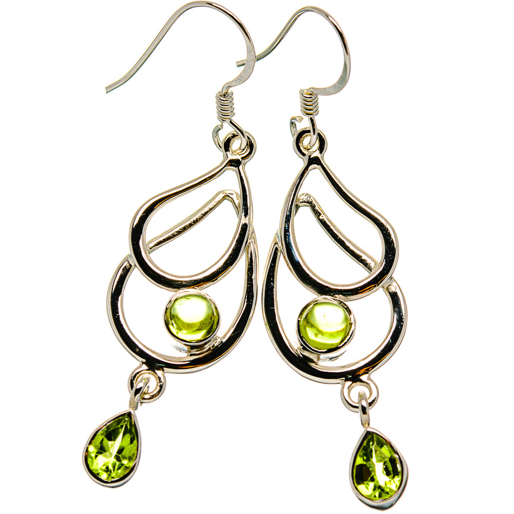 Peridot Earrings handcrafted by Ana Silver Co - EARR425311 - Photo 2