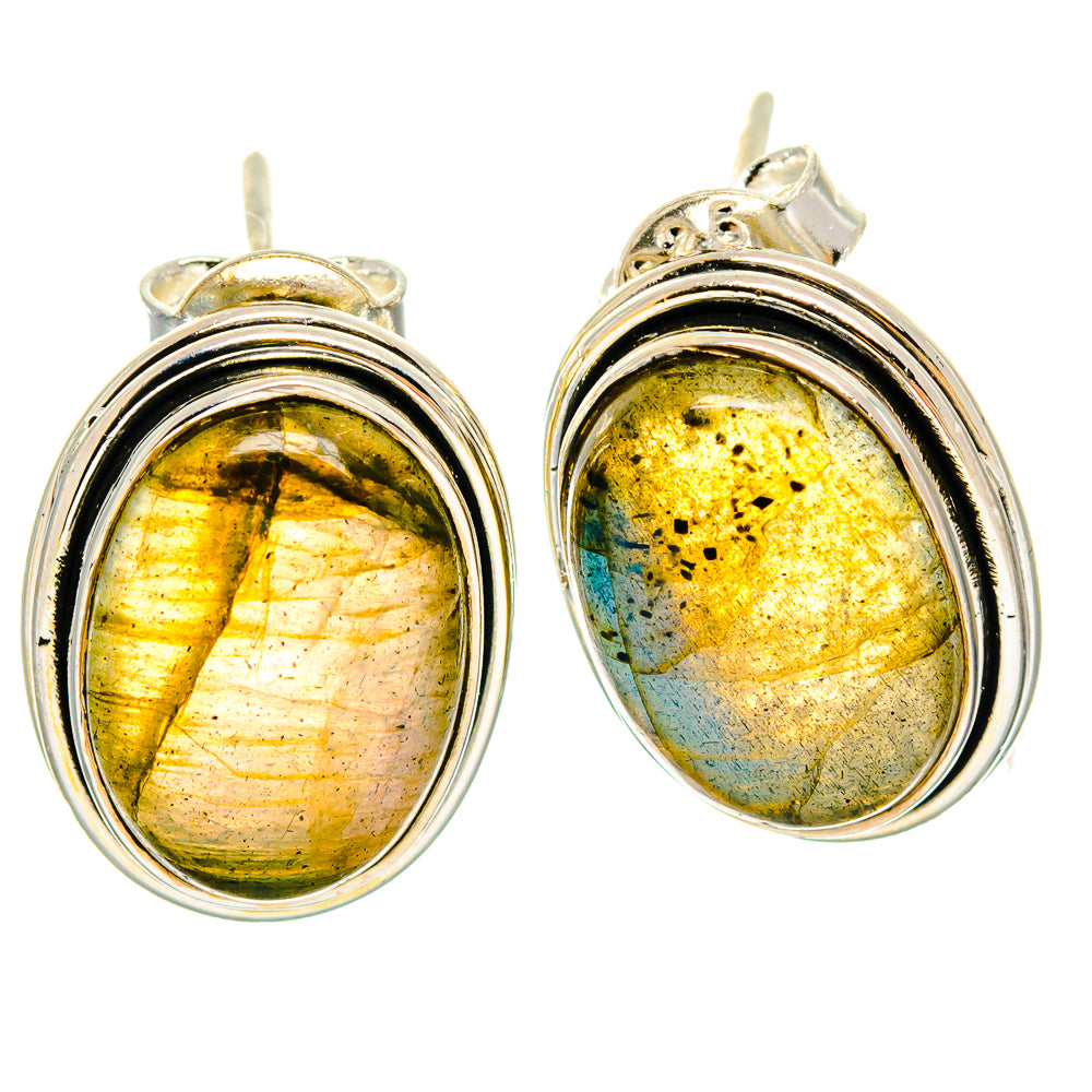 Labradorite Earrings handcrafted by Ana Silver Co - EARR425412 - Photo 2