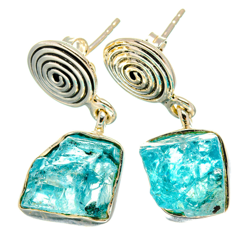 Apatite Earrings handcrafted by Ana Silver Co - EARR425444 - Photo 2
