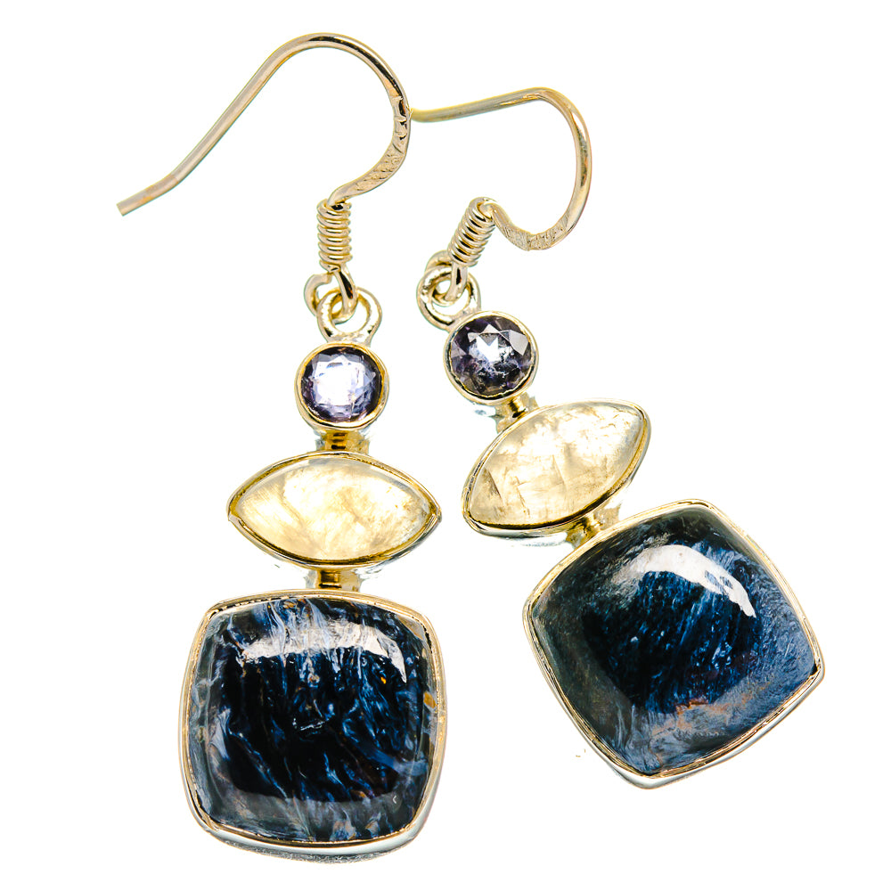 Pietersite Earrings handcrafted by Ana Silver Co - EARR425500 - Photo 2