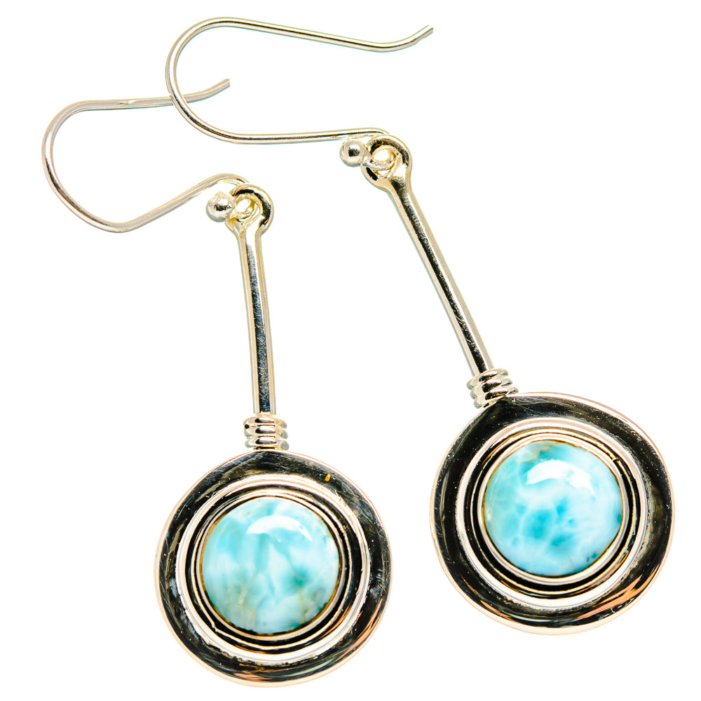 Larimar Earrings handcrafted by Ana Silver Co - EARR425627 - Photo 2