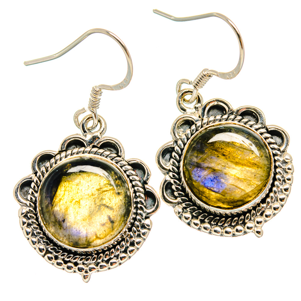 Labradorite Earrings handcrafted by Ana Silver Co - EARR425663 - Photo 2