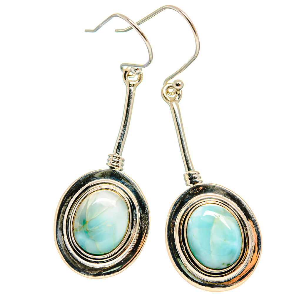 Larimar Earrings handcrafted by Ana Silver Co - EARR425818 - Photo 2