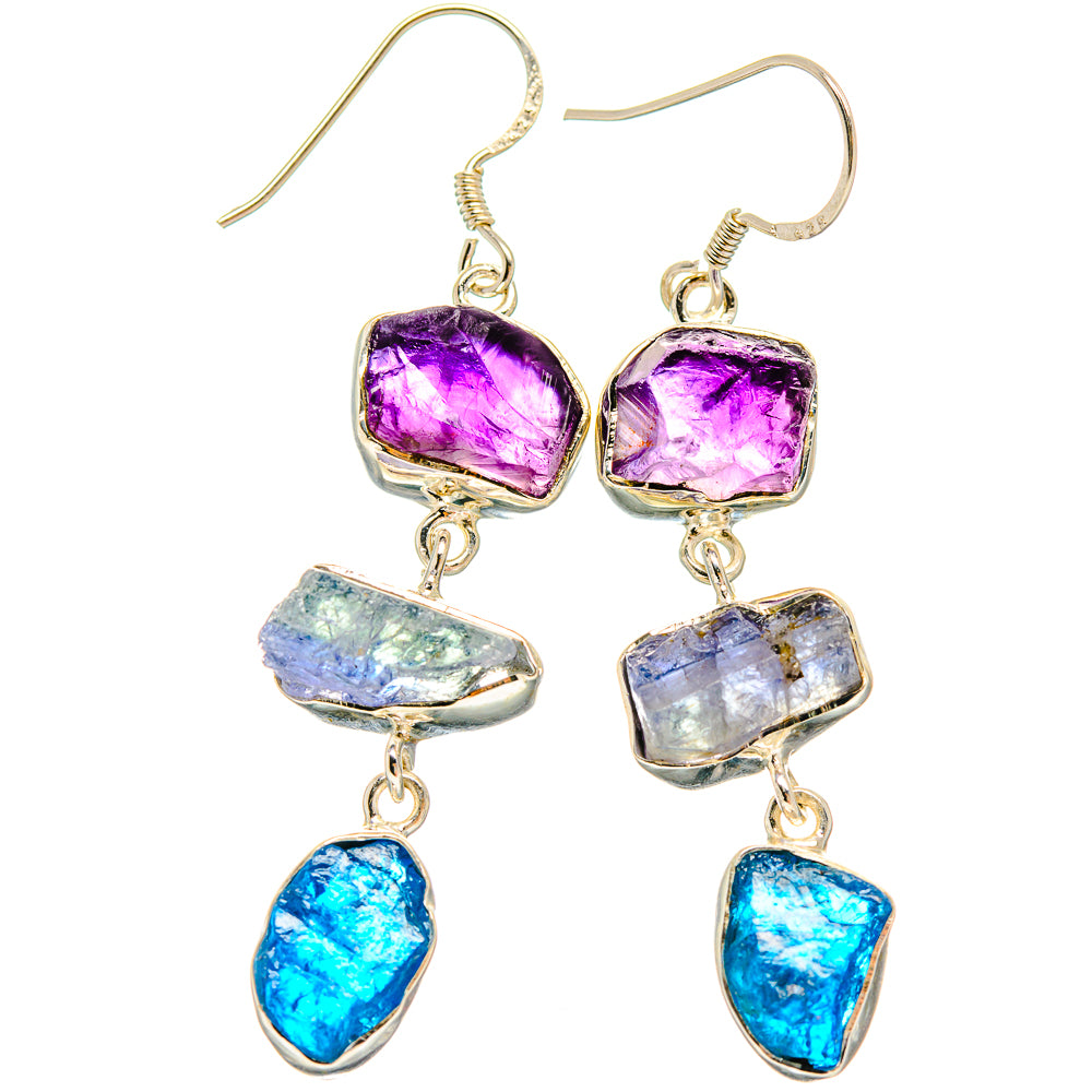 Amethyst Earrings handcrafted by Ana Silver Co - EARR425933 - Photo 2