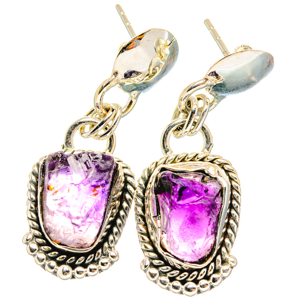 Amethyst Earrings handcrafted by Ana Silver Co - EARR426041 - Photo 2