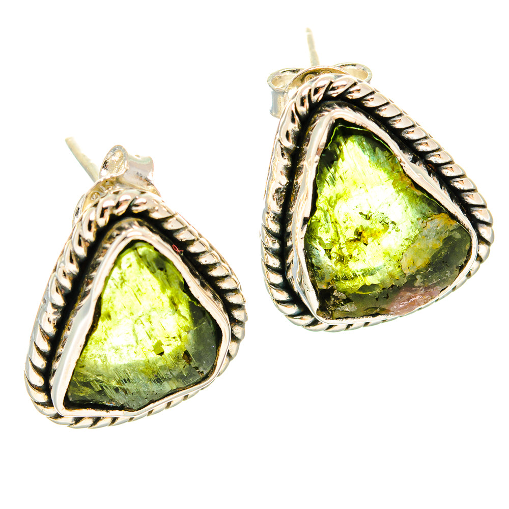 Peridot Earrings handcrafted by Ana Silver Co - EARR426137 - Photo 2