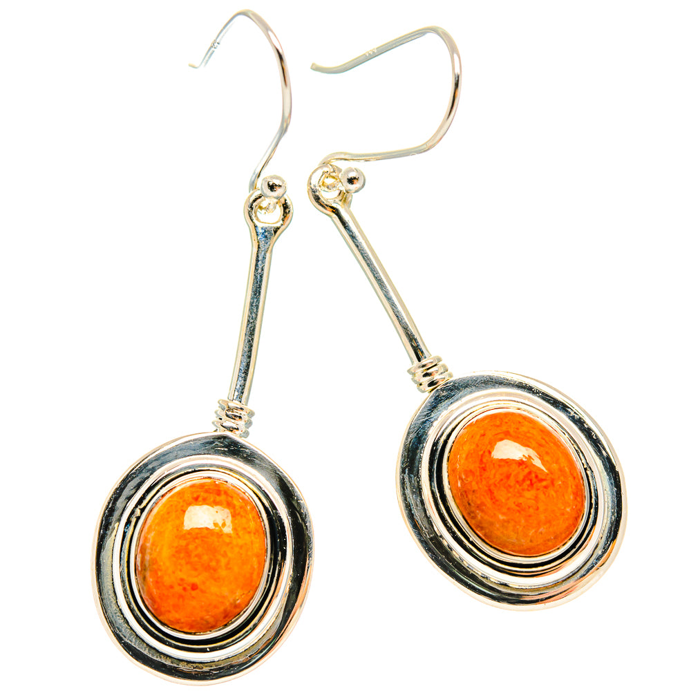 Sponge Coral Earrings handcrafted by Ana Silver Co - EARR426172 - Photo 2