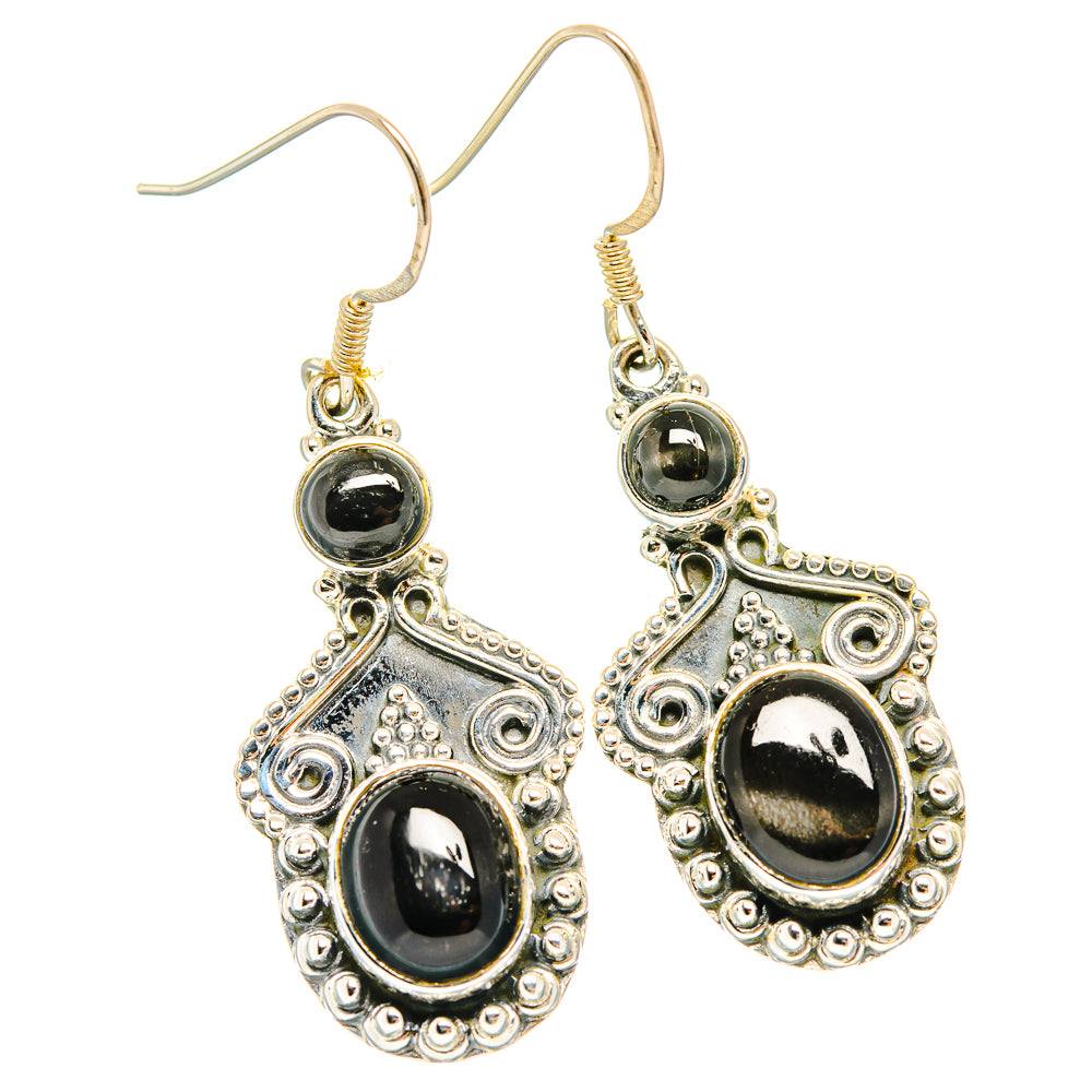 Star Diopside Earrings handcrafted by Ana Silver Co - EARR426213 - Photo 2