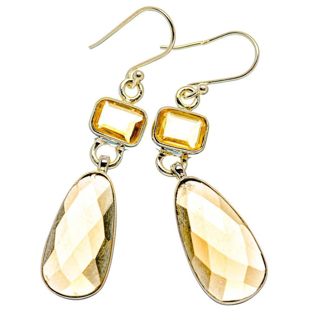 Smoky Quartz Earrings handcrafted by Ana Silver Co - EARR426218 - Photo 2