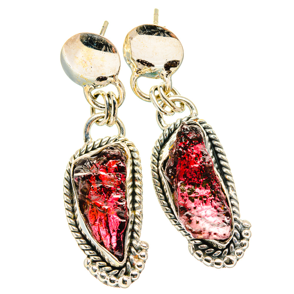 Garnet Earrings handcrafted by Ana Silver Co - EARR426273 - Photo 2