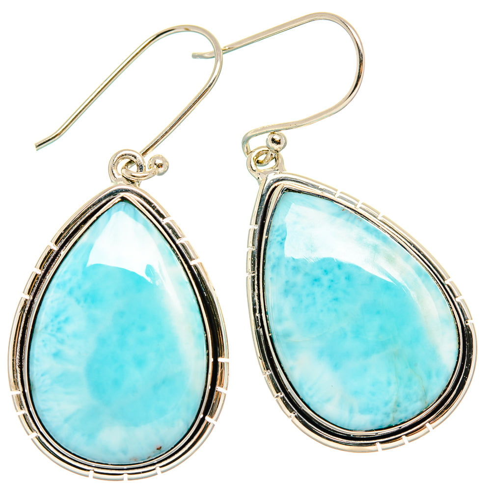 Larimar Earrings handcrafted by Ana Silver Co - EARR426282 - Photo 2