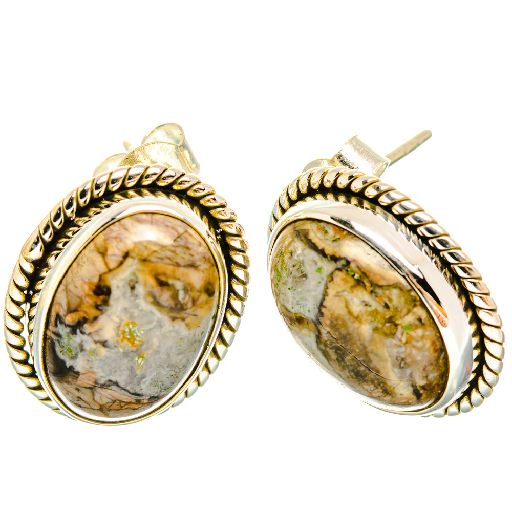 Butterfly Jasper Earrings handcrafted by Ana Silver Co - EARR426425 - Photo 2