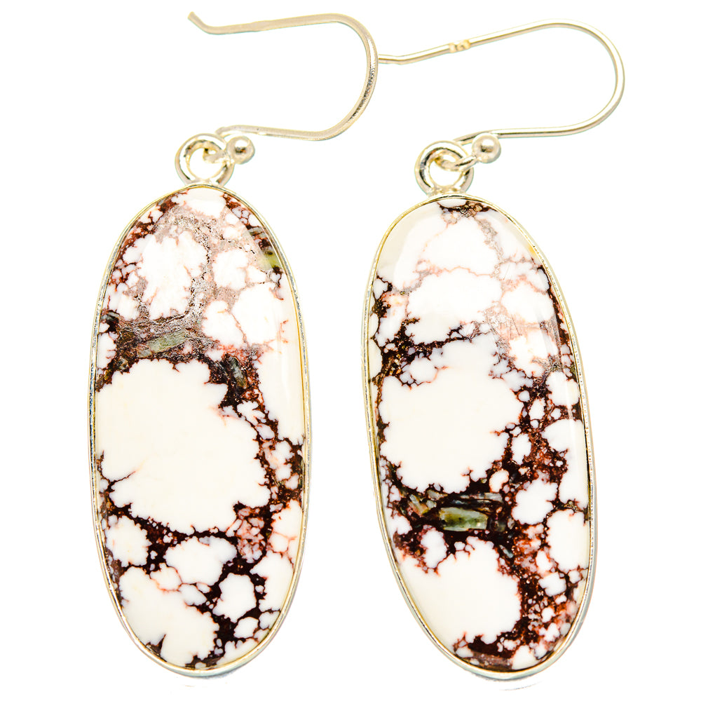 Wild Horse Jasper Earrings handcrafted by Ana Silver Co - EARR426582 - Photo 2