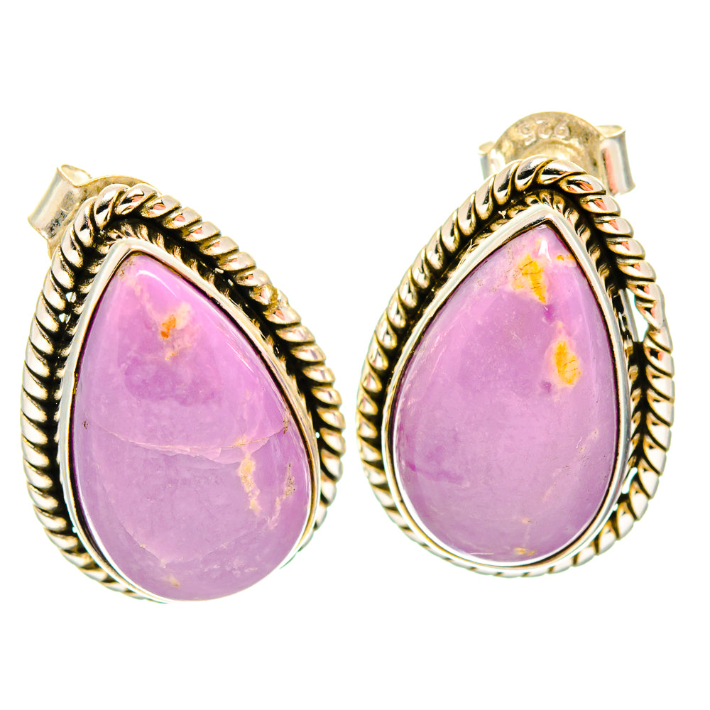 Phosphosiderite Earrings handcrafted by Ana Silver Co - EARR426639 - Photo 2
