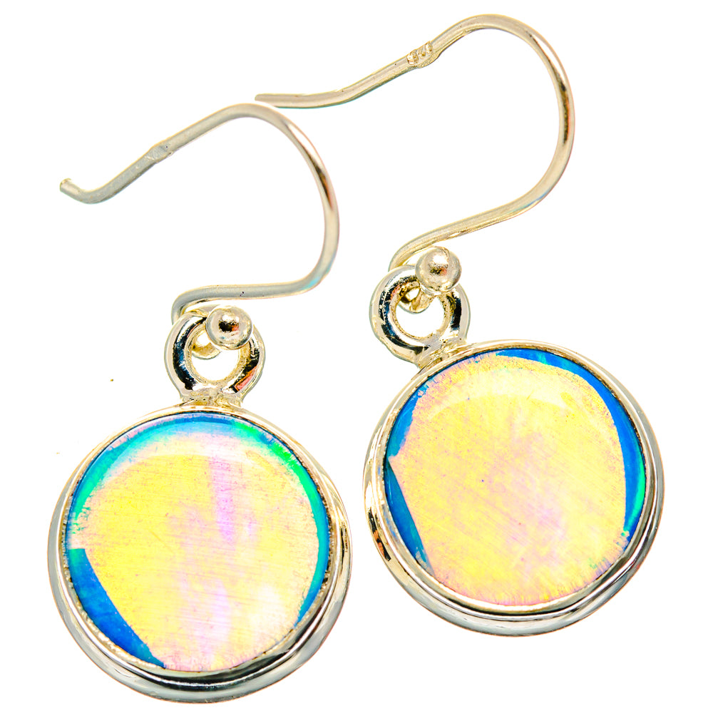 Aura Opal Earrings handcrafted by Ana Silver Co - EARR426643 - Photo 2