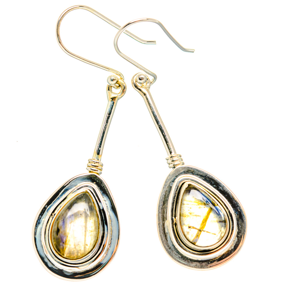 Labradorite Earrings handcrafted by Ana Silver Co - EARR426729 - Photo 2