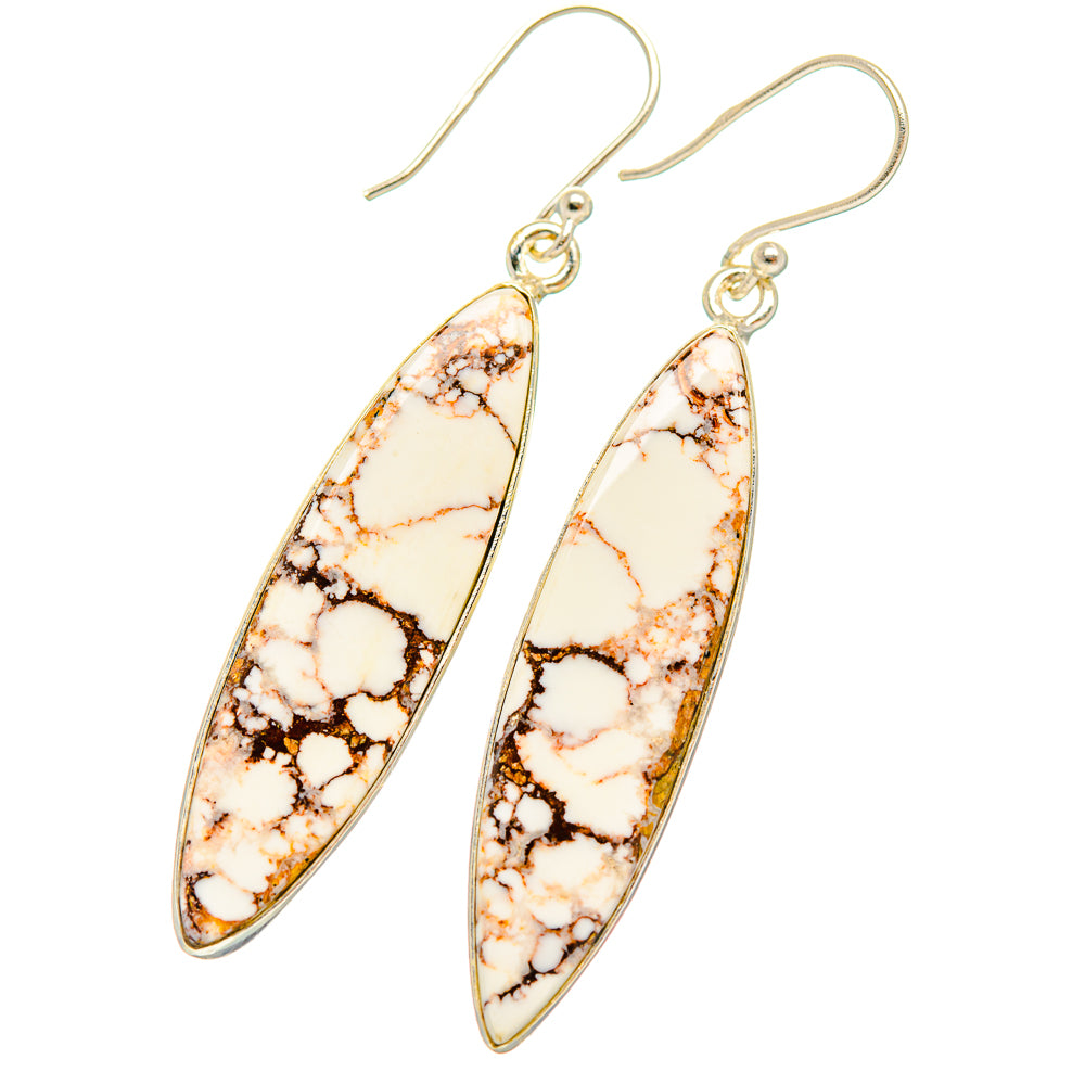 Wild Horse Jasper Earrings handcrafted by Ana Silver Co - EARR426757 - Photo 2